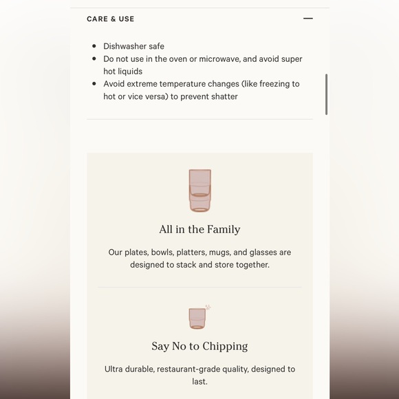 NEW Our Place Glasses - Picture 7 of 10